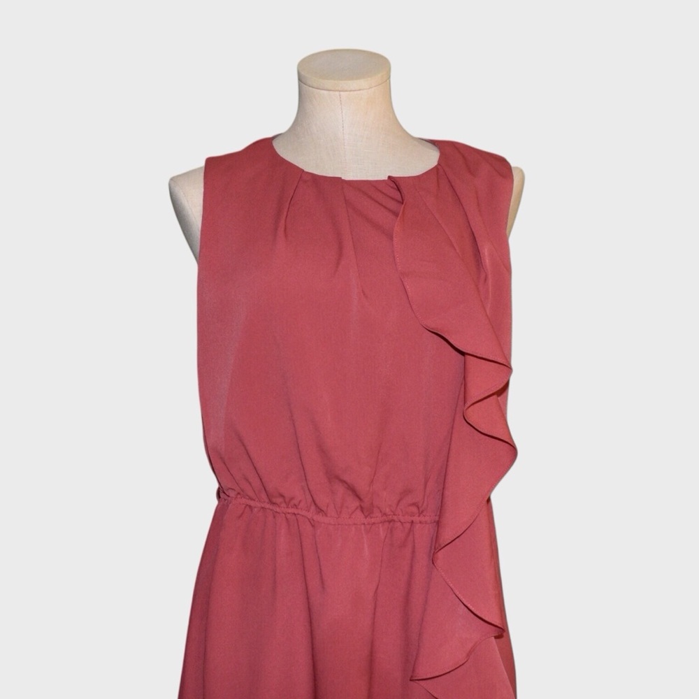 Zara Sleeveless Ruffle Front Dress - Picture 5 of 8